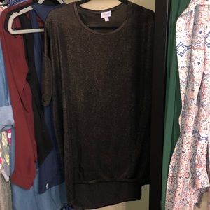 Black Shimmering Shirt